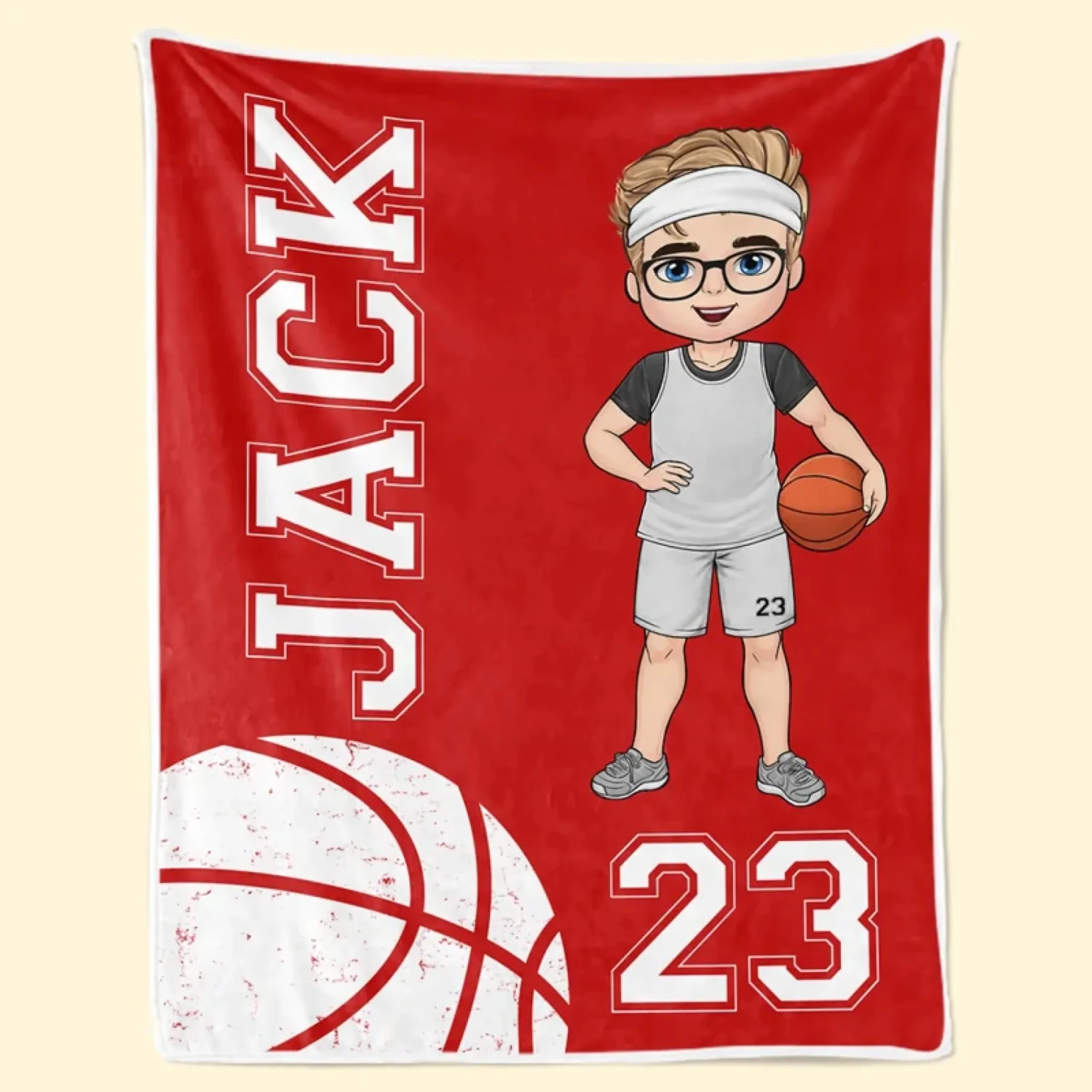 Heart On The Court - Personalized Custom Blanket - Gift For Sport Lovers, Sport Players 1 Heart On The Court - Personalized Custom Blanket - Gift For Sport Lovers, Sport Players