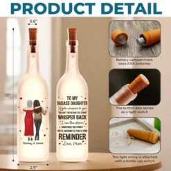 I’ll Always Remind You - Family Personalized Custom Bottle Lamp - Gift For Mom, Daughter -Pawfect House Store 67a5c83f4ce98