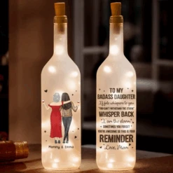 I’ll Always Remind You - Family Personalized Custom Bottle Lamp - Gift For Mom, Daughter