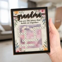 We Are Born Of Love, Love Is Our Grandma - Family Personalized Custom 2-Layered Wooden Plaque With Stand - Mother's Day, Gift For Mom, Grandma 10 We Are Born Of Love, Love Is Our Grandma - Family Personalized Custom 2-Layered Wooden Plaque With Stand - Mother's Day, Gift For Mom, Grandma -Pawfect House Store 67a5d985d05eb