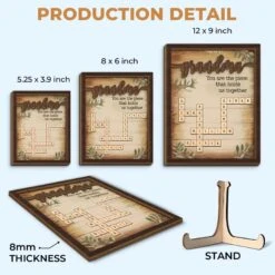 Love Makes You Family - Family Personalized Custom 2-Layered Wooden Plaque With Stand - Mother's Day, Gift For Mom, Grandma 11 Love Makes You Family - Family Personalized Custom 2-Layered Wooden Plaque With Stand - Mother's Day, Gift For Mom, Grandma -Pawfect House Store 67a5d9f44caf4