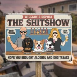 Paws, Pints, And Pure Happiness - Dog Personalized Custom Home Decor Metal Sign - House Warming Gift For Pet Owners, Pet Lovers 8 Paws, Pints, And Pure Happiness - Dog Personalized Custom Home Decor Metal Sign - House Warming Gift For Pet Owners, Pet Lovers -Pawfect House Store 67a93b472f782