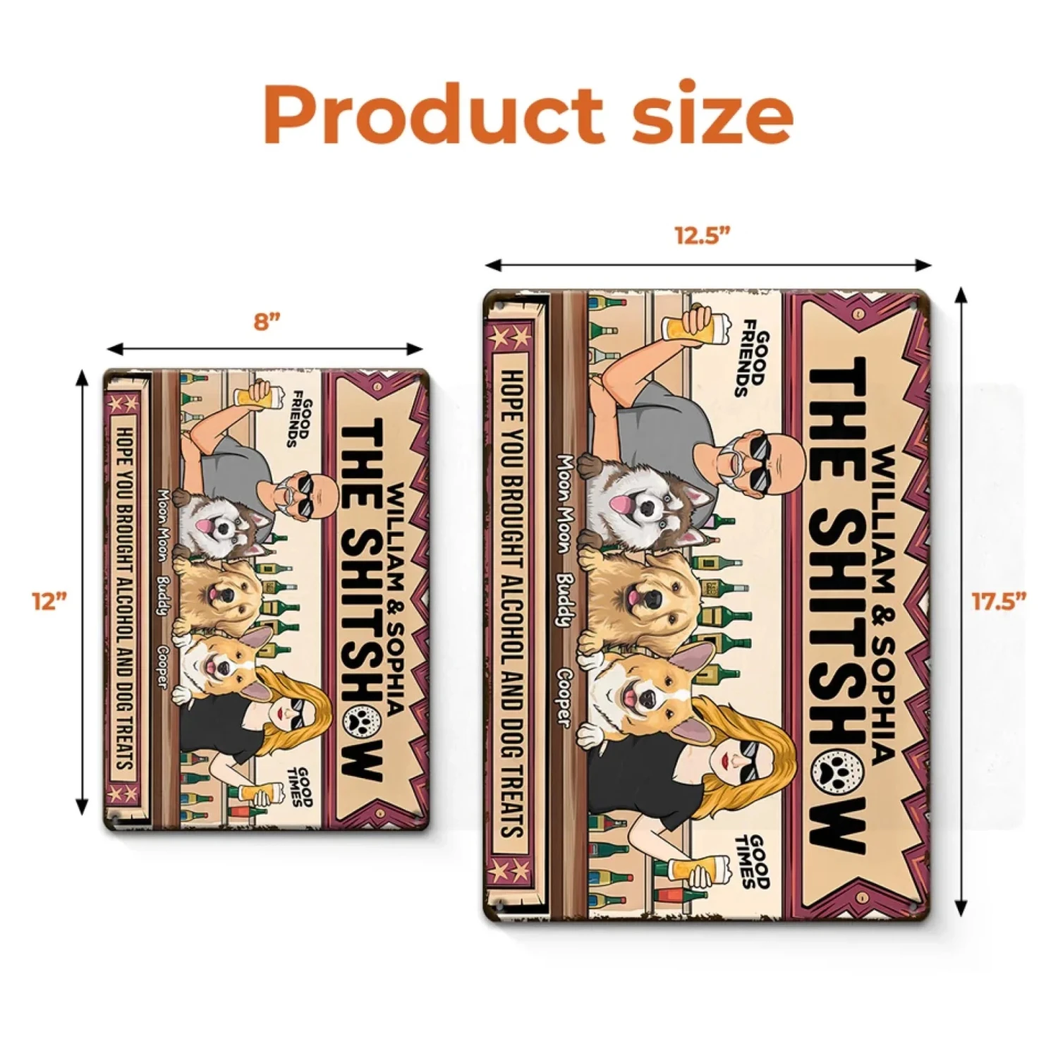 Fur, Friends, And Fun - Dog Personalized Custom Home Decor Metal Sign - House Warming Gift For Pet Owners, Pet Lovers 5 Fur, Friends, And Fun - Dog Personalized Custom Home Decor Metal Sign - House Warming Gift For Pet Owners, Pet Lovers - Image 5