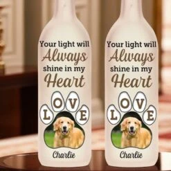 Custom Photo Your Light Will Forever Guide My Way - Memorial Personalized Custom Bottle Lamp - Sympathy Gift For Pet Owners, Pet Lovers 8 Custom Photo Your Light Will Forever Guide My Way - Memorial Personalized Custom Bottle Lamp - Sympathy Gift For Pet Owners, Pet Lovers -Pawfect House Store 67a99820f2464