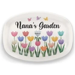 Grandma’s Love Helps Kids Bloom - Family Personalized Custom Platter - Gift For Mom, Grandma -Pawfect House Store 67a9a1d6e482b