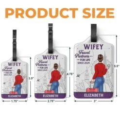 Exploring The World, Hand In Hand - Travel Personalized Custom Combo 2 Luggage Tags - Holiday Vacation Gift For Adventure Travel Lovers, Husband Wife, Anniversary 9 Exploring The World, Hand In Hand - Travel Personalized Custom Combo 2 Luggage Tags - Holiday Vacation Gift For Adventure Travel Lovers, Husband Wife, Anniversary -Pawfect House Store 67a9ade8579d6