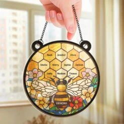 Every Grandchild Is A Grand Blessing - Family Personalized Window Hanging Suncatcher - Gift For Mom, Grandma 7 Every Grandchild Is A Grand Blessing - Family Personalized Window Hanging Suncatcher - Gift For Mom, Grandma -Pawfect House Store 67a9b80035c60