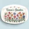 Grandma’s Love Is Sunshine For Little Flowers - Family Personalized Custom Platter - Gift For Mom, Grandma