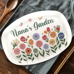 Grandma’s Love Is Sunshine For Little Flowers - Family Personalized Custom Platter - Gift For Mom, Grandma 7 Grandma’s Love Is Sunshine For Little Flowers - Family Personalized Custom Platter - Gift For Mom, Grandma -Pawfect House Store 67a9c10684d7e