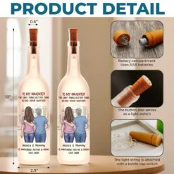 Love Grows As I Watch You Be A Mom - Family Personalized Custom Bottle Lamp - Gift For Mom, Daughter 9 Love Grows As I Watch You Be A Mom - Family Personalized Custom Bottle Lamp - Gift For Mom, Daughter -Pawfect House Store 67a9d29592ec5