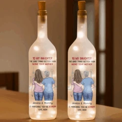 Love Grows As I Watch You Be A Mom - Family Personalized Custom Bottle Lamp - Gift For Mom, Daughter 7 Love Grows As I Watch You Be A Mom - Family Personalized Custom Bottle Lamp - Gift For Mom, Daughter -Pawfect House Store 67a9d29644da8