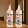 Life Is Sweeter With A Daughter - Family Personalized Custom Bottle Lamp - Gift For Mom, Daughter