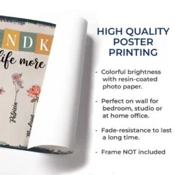 Grandkids Make The World Brighter - Family Personalized Custom Horizontal Poster - Gift For Mom, Grandma 10 Grandkids Make The World Brighter - Family Personalized Custom Horizontal Poster - Gift For Mom, Grandma -Pawfect House Store 67aa7979521df