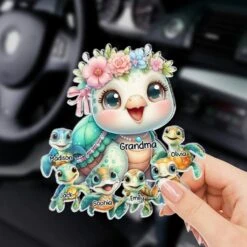 Hugs, Kisses, And Endless Love - Family Personalized Custom Car Visor Clip - Gift For Mom, Grandma 7 Hugs, Kisses, And Endless Love - Family Personalized Custom Car Visor Clip - Gift For Mom, Grandma -Pawfect House Store 67aacaf8055ca