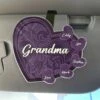 Nothing Stronger Than A Mother’s Love - Family Personalized Custom Car Visor Clip - Gift For Mom, Grandma