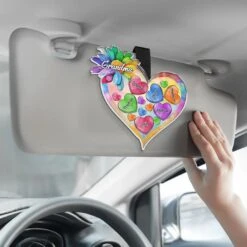 A Grandma Is Warm Hugs And Sweet Memories - Family Personalized Custom Car Visor Clip - Gift For Mom, Grandma 8 A Grandma Is Warm Hugs And Sweet Memories - Family Personalized Custom Car Visor Clip - Gift For Mom, Grandma -Pawfect House Store 67ab0a877d8e6
