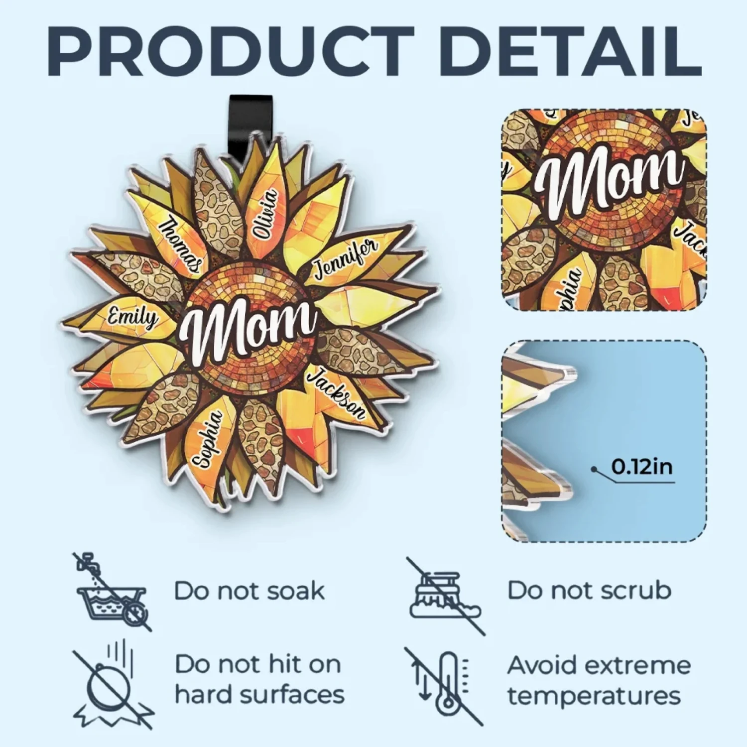 Grandparenting Is Love Without Limits - Family Personalized Custom Car Visor Clip - Gift For Mom, Grandma 5 Grandparenting Is Love Without Limits - Family Personalized Custom Car Visor Clip - Gift For Mom, Grandma - Image 5