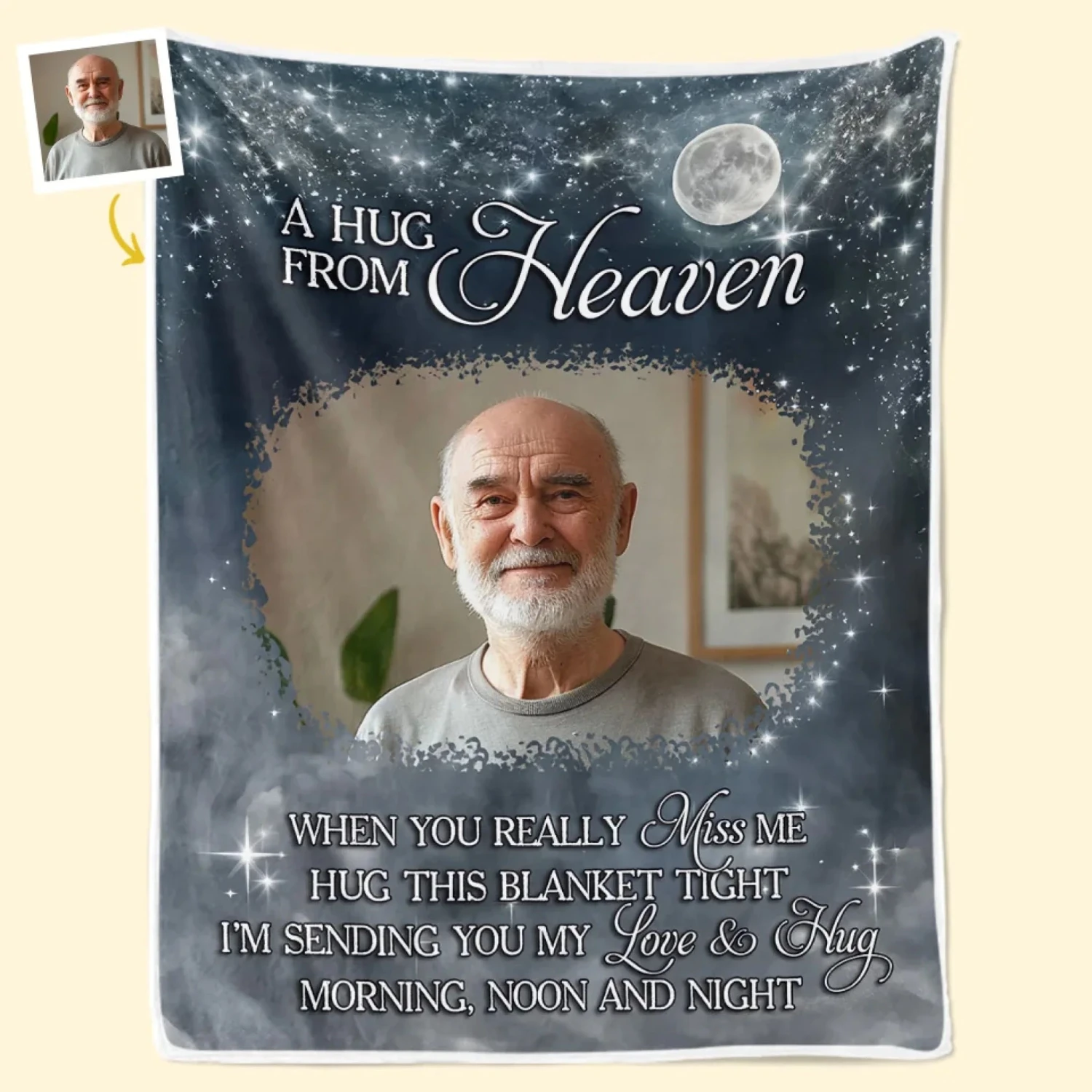 Custom Photo Until I See You Again - Memorial Personalized Custom Blanket - Sympathy Gift For Family Members 1 Custom Photo Until I See You Again - Memorial Personalized Custom Blanket - Sympathy Gift For Family Members