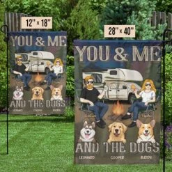 Just You, Me And Playful Tails - Dog Personalized Custom Flag - Gift For Husband Wife, Pet Owners, Pet Lovers 7 Just You, Me And Playful Tails - Dog Personalized Custom Flag - Gift For Husband Wife, Pet Owners, Pet Lovers -Pawfect House Store 67ac667c48f8e