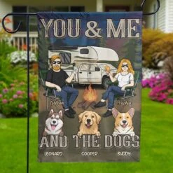 Just You, Me And Playful Tails - Dog Personalized Custom Flag - Gift For Husband Wife, Pet Owners, Pet Lovers 8 Just You, Me And Playful Tails - Dog Personalized Custom Flag - Gift For Husband Wife, Pet Owners, Pet Lovers -Pawfect House Store 67ac667c98149