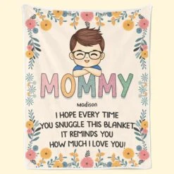 Mom’s Heart Is Home - Family Personalized Custom Blanket - Gift For Mom, Grandma 10 Mom’s Heart Is Home - Family Personalized Custom Blanket - Gift For Mom, Grandma -Pawfect House Store 67ac79bd5cc9a