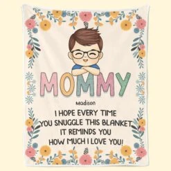 Mom’s Heart Is Home - Family Personalized Custom Blanket - Gift For Mom, Grandma 14 Mom’s Heart Is Home - Family Personalized Custom Blanket - Gift For Mom, Grandma -Pawfect House Store 67ac79c15668c