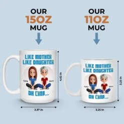 From Her, I Learned Love - Family Personalized Custom Mug - Mother's Day, Gift For Mom, Daughter 9 From Her, I Learned Love - Family Personalized Custom Mug - Mother's Day, Gift For Mom, Daughter -Pawfect House Store 67ac7beb4f6ba