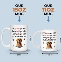 Life Is Better With Dogs - Dog Personalized Custom Mug - Gift For Pet Owners, Pet Lovers -Pawfect House Store 67ac7e8e2b24b