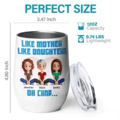 Together, We Laugh, We Love, We Grow - Family Personalized Custom Wine Tumbler - Mother's Day, Gift For Mom, Daughter 6 Together, We Laugh, We Love, We Grow - Family Personalized Custom Wine Tumbler - Mother's Day, Gift For Mom, Daughter -Pawfect House Store 67ac7ec53fbb8