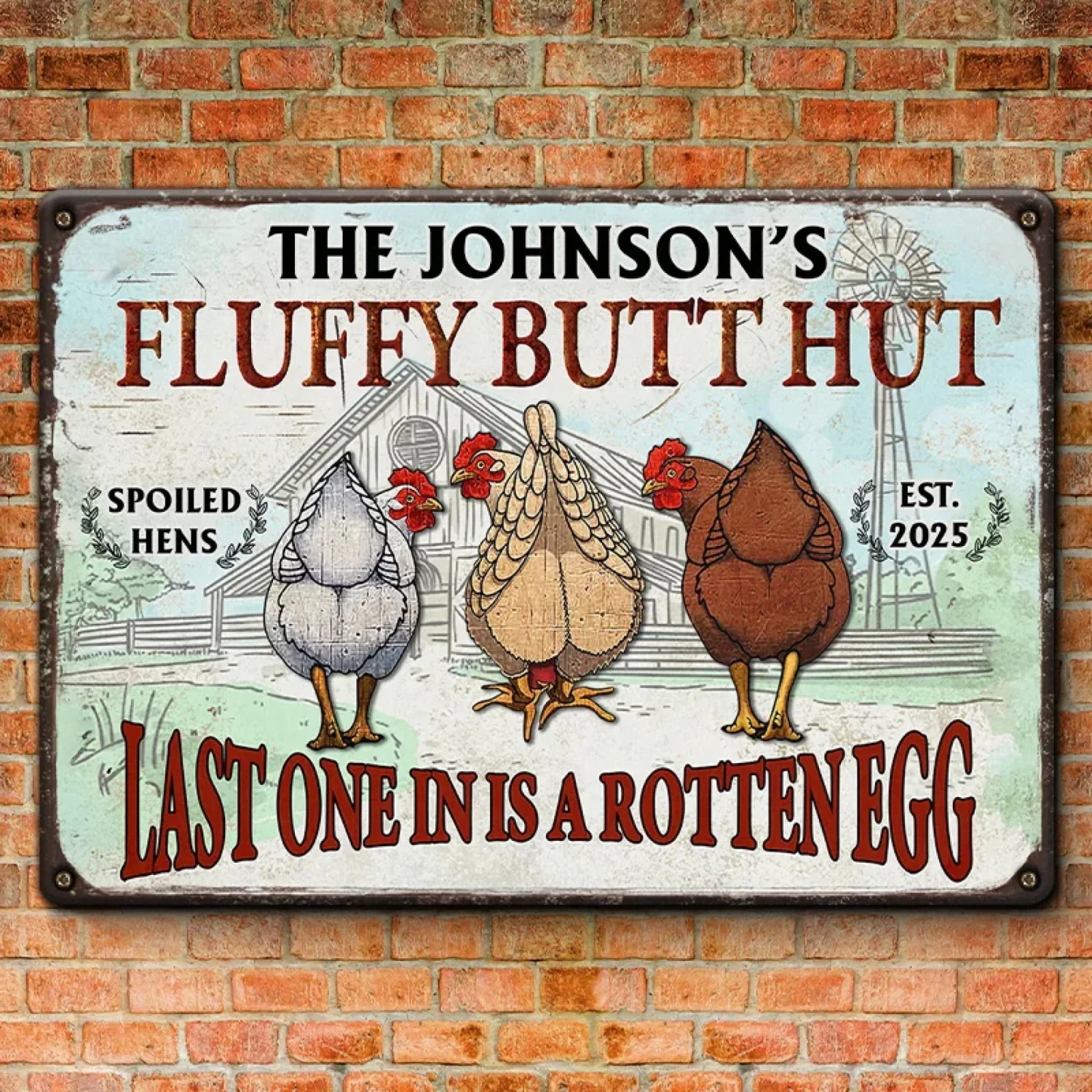 A Fun Way To Add Some Personality To Your Home - Family Personalized Custom Home Decor Metal Sign - House Warming Gift For Yourself, Husband Wife, Best Friends, Family Members 3 A Fun Way To Add Some Personality To Your Home - Family Personalized Custom Home Decor Metal Sign - House Warming Gift For Yourself, Husband Wife, Best Friends, Family Members - Image 3