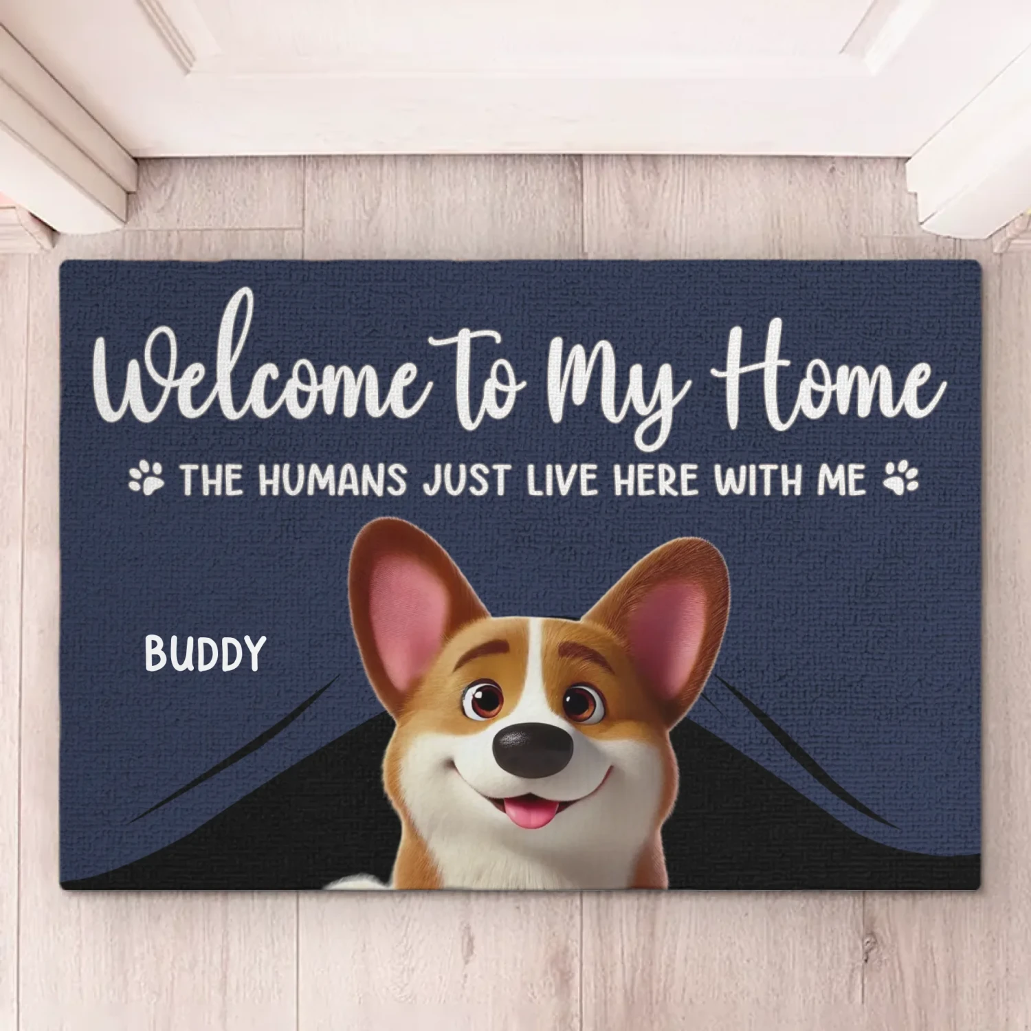Our Home Runs On Love - Dog & Cat Personalized Custom Home Decor Decorative Mat - House Warming Gift For Pet Owners, Pet Lovers 6 Our Home Runs On Love - Dog & Cat Personalized Custom Home Decor Decorative Mat - House Warming Gift For Pet Owners, Pet Lovers - Image 6