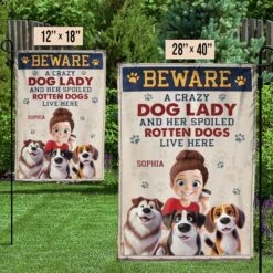 Rotten Dogs, Happy Hearts - Dog & Cat Personalized Custom Flag - Gift For Pet Owners, Pet Lovers 7 Rotten Dogs, Happy Hearts - Dog & Cat Personalized Custom Flag - Gift For Pet Owners, Pet Lovers -Pawfect House Store 67ad8a17d1d3a