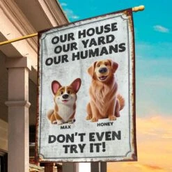 Protected By Paws And Jaws - Dog Personalized Custom Flag - Gift For Pet Owners, Pet Lovers 9 Protected By Paws And Jaws - Dog Personalized Custom Flag - Gift For Pet Owners, Pet Lovers -Pawfect House Store 67ad91c0dd2d2