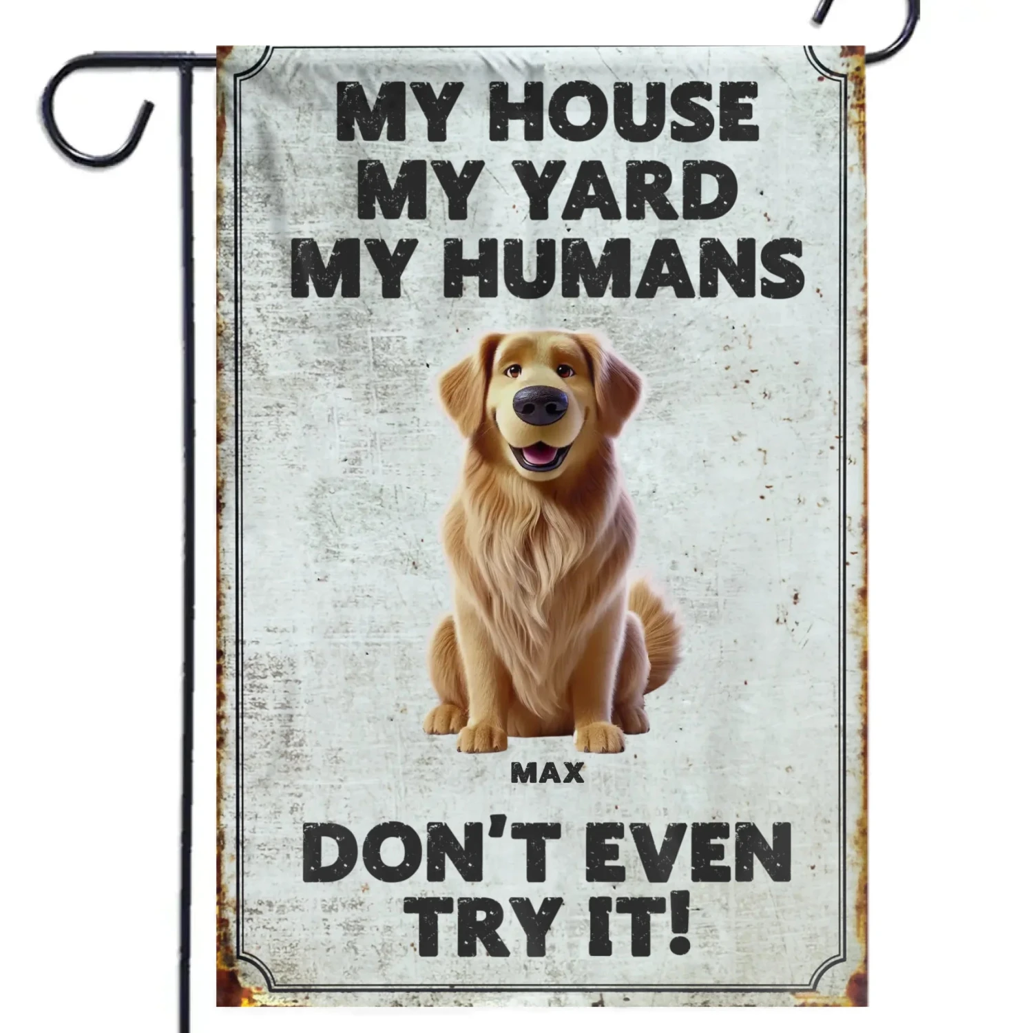 Protected By Paws And Jaws - Dog Personalized Custom Flag - Gift For Pet Owners, Pet Lovers 2 Protected By Paws And Jaws - Dog Personalized Custom Flag - Gift For Pet Owners, Pet Lovers - Image 2