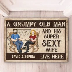 Our Hands Tell A Story Of Endless Love - Couple Personalized Custom Home Decor Decorative Mat - House Warming Gift For Husband Wife, Anniversary