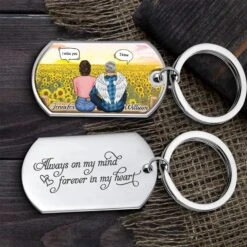 Your Spirit Lives On Forever - Memorial Personalized Custom Keychain - Sympathy Gift For Family Members -Pawfect House Store 67add43adee6a