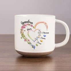 A Sweet Way To Celebrate Her Journey From Mom To Grandma - Family Personalized Custom Printed Pottery Mug - Gift For Mom, Grandma 12 A Sweet Way To Celebrate Her Journey From Mom To Grandma - Family Personalized Custom Printed Pottery Mug - Gift For Mom, Grandma -Pawfect House Store 67adedbc51d36