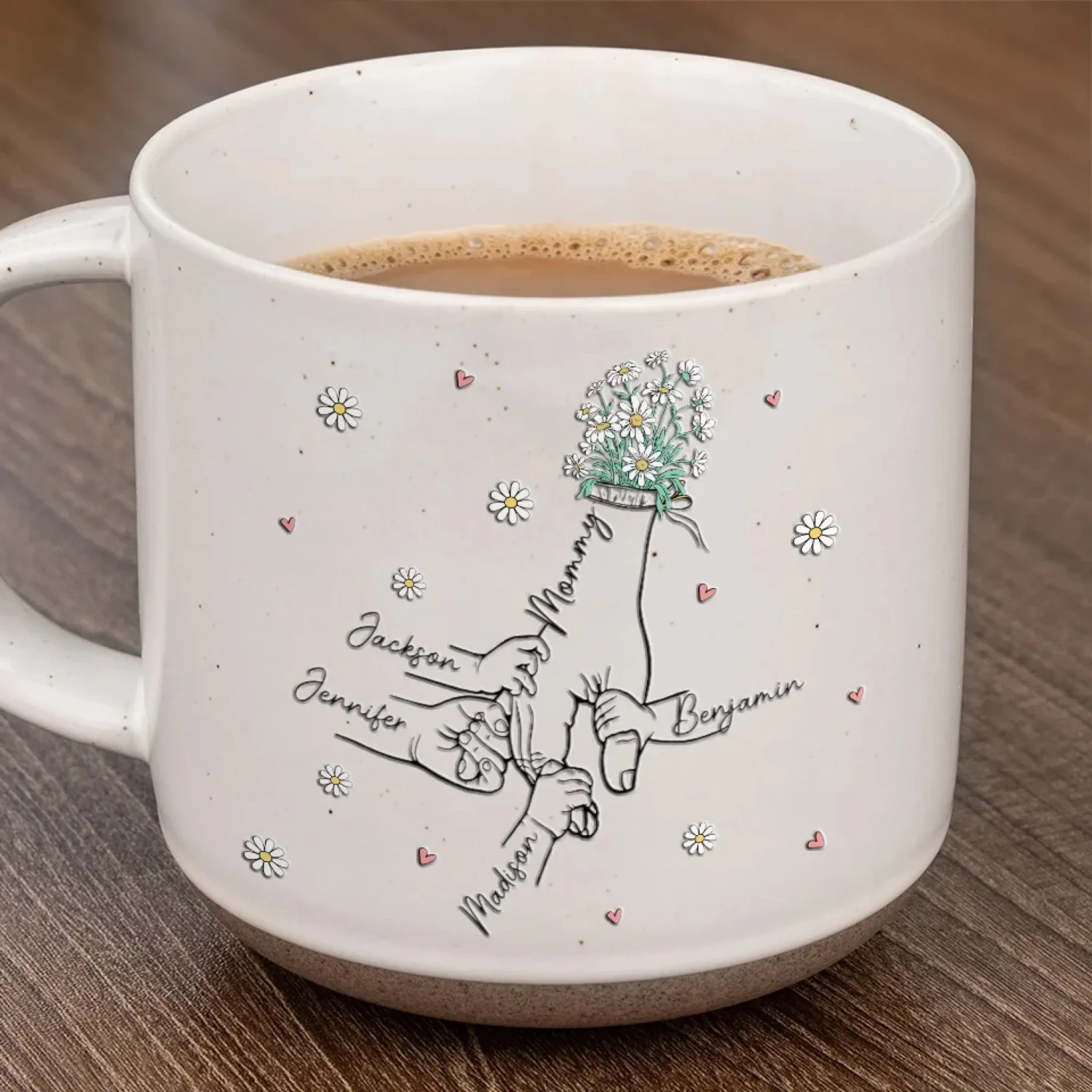 Perfect For Honoring The Woman Who Does It All - Family Personalized Custom Printed Pottery Mug - Gift For Mom, Grandma 1 Perfect For Honoring The Woman Who Does It All - Family Personalized Custom Printed Pottery Mug - Gift For Mom, Grandma