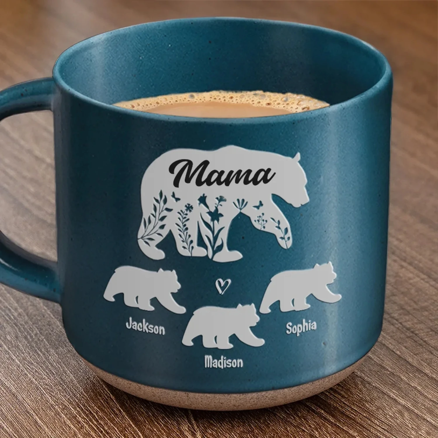 Let Her Know Her Love Grows With Every Generation - Family Personalized Custom Printed Pottery Mug - Gift For Mom, Grandma 1 Let Her Know Her Love Grows With Every Generation - Family Personalized Custom Printed Pottery Mug - Gift For Mom, Grandma