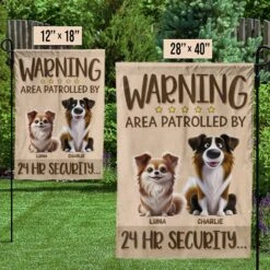 Fierce Love, Fearless Guard - Dog Personalized Custom Flag - Gift For Pet Owners, Pet Lovers -Pawfect House Store 67aebeb50c7de