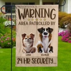 Fierce Love, Fearless Guard - Dog Personalized Custom Flag - Gift For Pet Owners, Pet Lovers -Pawfect House Store 67aebeb51754e