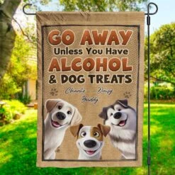 Good Drinks, Good Treats, Good Company - Dog Personalized Custom Flag - Gift For Pet Owners, Pet Lovers