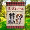 Paws, Play, Repeat - Dog Personalized Custom Flag - Gift For Pet Owners, Pet Lovers