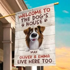 Home Of Barking Security And Unconditional Love - Dog Personalized Custom Flag - Gift For Pet Owners, Pet Lovers 11 Home Of Barking Security And Unconditional Love - Dog Personalized Custom Flag - Gift For Pet Owners, Pet Lovers -Pawfect House Store 67af1ff4aebf2