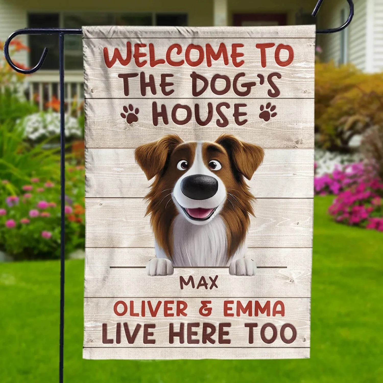 Home Of Barking Security And Unconditional Love - Dog Personalized Custom Flag - Gift For Pet Owners, Pet Lovers 5 Home Of Barking Security And Unconditional Love - Dog Personalized Custom Flag - Gift For Pet Owners, Pet Lovers - Image 5