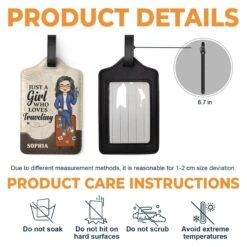 For The Moments That Make Every Trip Special - Travel Personalized Custom Luggage Tag - Holiday Vacation Gift, Gift For Adventure Travel Lovers 8 For The Moments That Make Every Trip Special - Travel Personalized Custom Luggage Tag - Holiday Vacation Gift, Gift For Adventure Travel Lovers -Pawfect House Store 67af473eae0cf