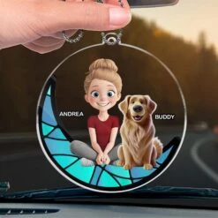 No Treat Can Match My Love For You - Dog & Cat Personalized Custom Car Ornament - Acrylic Custom Shaped - Gift For Pet Owners, Pet Lovers -Pawfect House Store 67b1c791d9d64