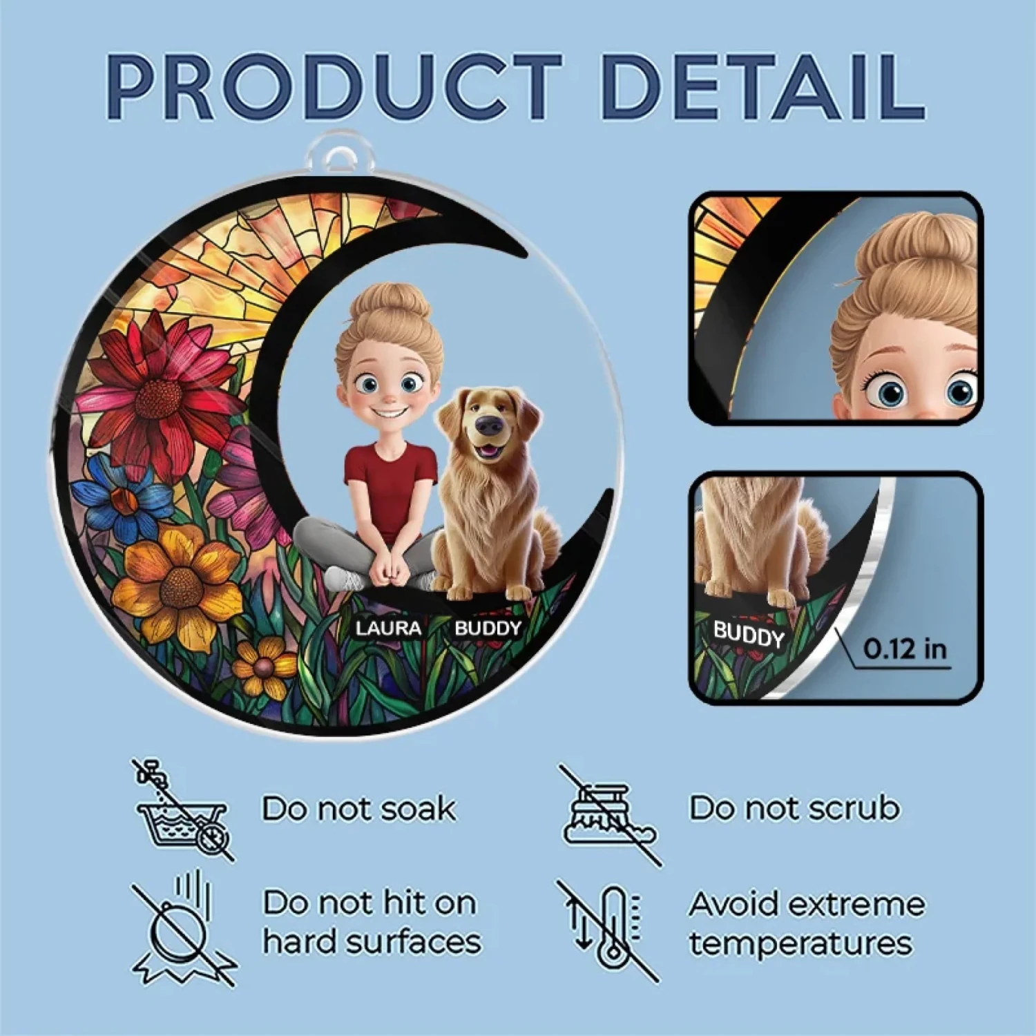 You’re My Daily Dose Of Happiness - Dog & Cat Personalized Custom Car Ornament - Acrylic Custom Shaped - Gift For Pet Owners, Pet Lovers 5 You’re My Daily Dose Of Happiness - Dog & Cat Personalized Custom Car Ornament - Acrylic Custom Shaped - Gift For Pet Owners, Pet Lovers - Image 5