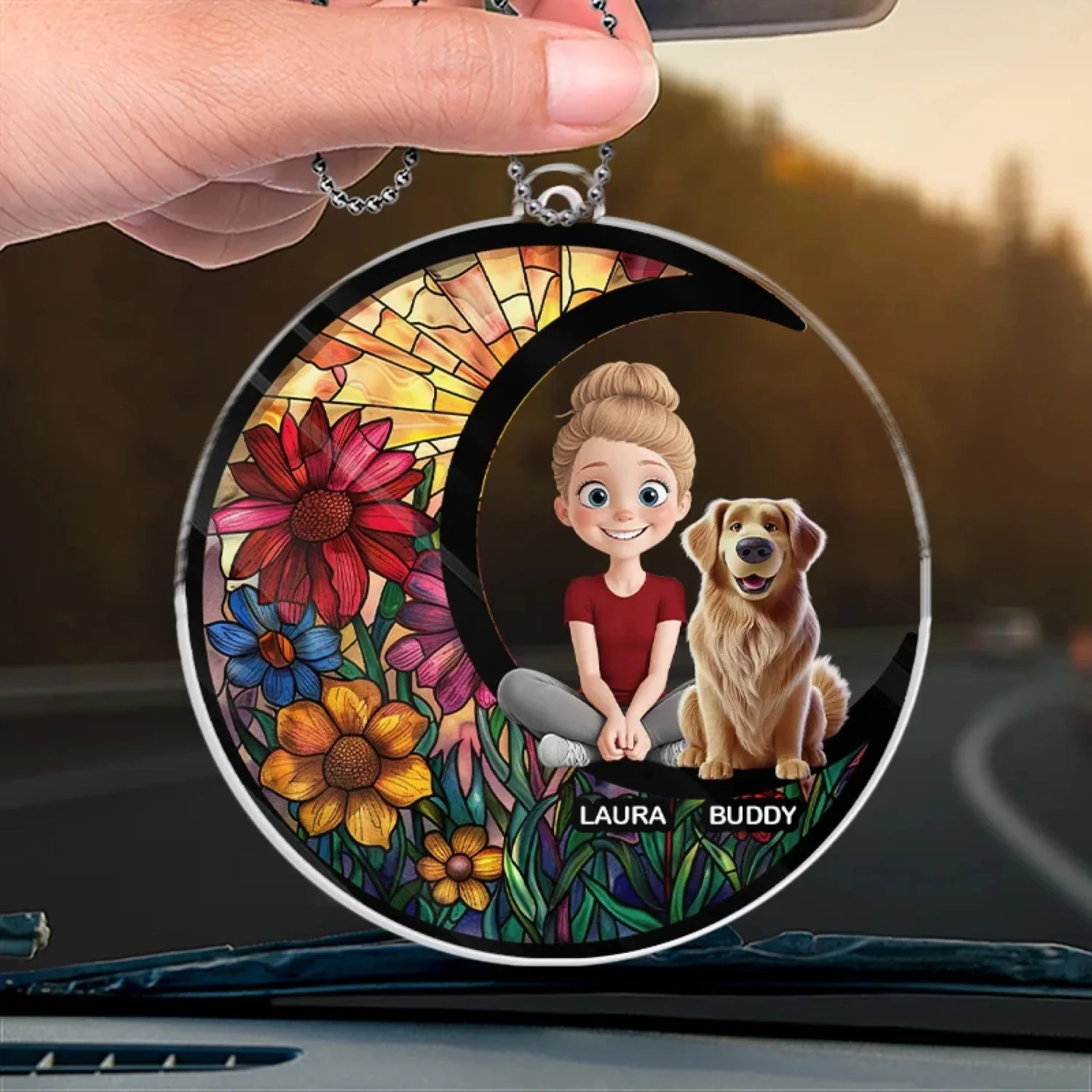 You’re My Daily Dose Of Happiness - Dog & Cat Personalized Custom Car Ornament - Acrylic Custom Shaped - Gift For Pet Owners, Pet Lovers 4 You’re My Daily Dose Of Happiness - Dog & Cat Personalized Custom Car Ornament - Acrylic Custom Shaped - Gift For Pet Owners, Pet Lovers - Image 4