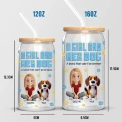 Best Friends Furever - Dog Personalized Custom Glass Cup, Iced Coffee Cup - Gift For Pet Owners, Pet Lovers 10 Best Friends Furever - Dog Personalized Custom Glass Cup, Iced Coffee Cup - Gift For Pet Owners, Pet Lovers -Pawfect House Store 67b2a2ea82a48